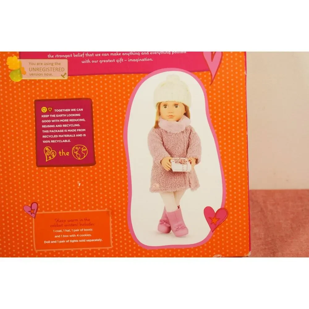 Our Generation Wonderfully Warm Fashion Outfit & Treat Box for 18
